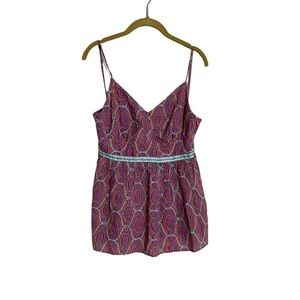 See by Chloe Retro Paisley Y2K Babydoll Tank Top 4